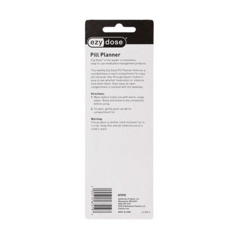 Ezy Dose, Pill Planner Weekly/Contour Xl, 1 Each Ezy Dose