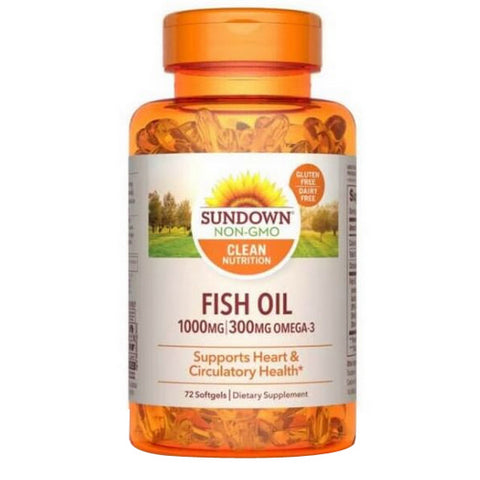 Sundown Naturals Fish Oil 72 Count by Sundown Naturals