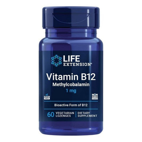 Life Extension, Vitamin B12 Methylcobalamin, 1 Mg, 60 Lozenges Life Extension