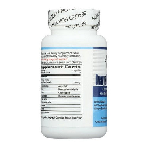 Balanceuticals, Ovary and Uterus Clean, 500 Mg, 60 Caps Balanceuticals