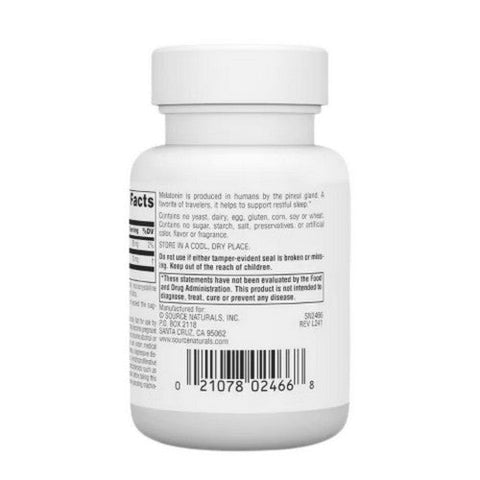 Source Naturals, Sleep Science Melatonin, 10 Mg, 60 Tabs Source Naturals