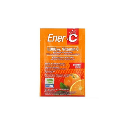 Ener-C, Vitamin C Multivitamin Drink Mix Orange, 1000 Mg, 30 Packets Ener-C