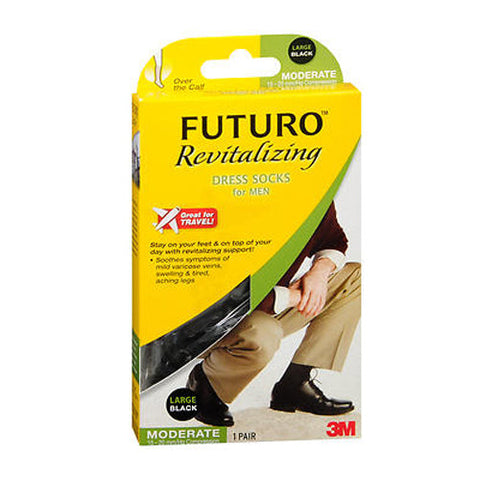 3M, Futuro Revitalizing Dress Socks, For Men 1 Pair Futuro