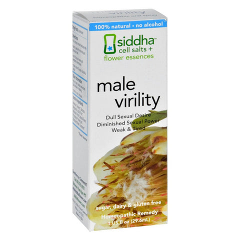 Cells Salts + Flower Essences - Male Virility 1 Oz by Sidda Flower Essences