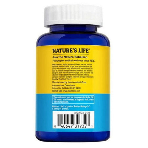 Nature's Life, Mighty Mini Vite, 240 Tabs Nature's Life