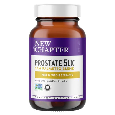 New Chapter, Prostate 5LX Saw Palmetto Blend, 180 Veg Caps New Chapter