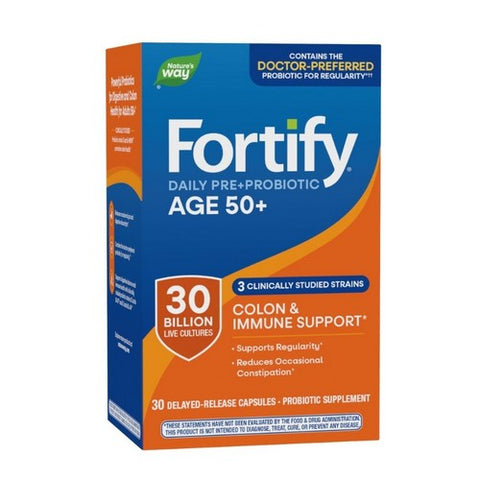 Fortify 30 Billion Daily Probiotic Adults 50+ 30 Caps by Nature's Way
