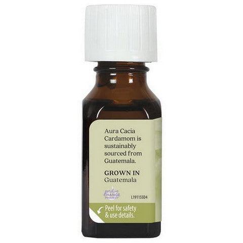 Aura Cacia, Essential Oil Cardamom Seed, (elettaria cardamomum) 0.5 Fl Oz Aura Cacia