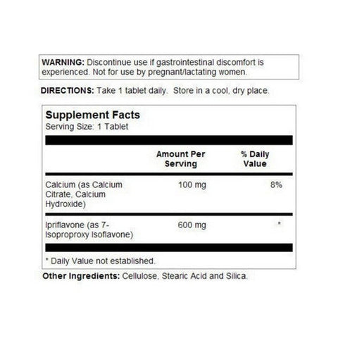 Kal, Ipriflavone, 600 Mg, 30 Tabs