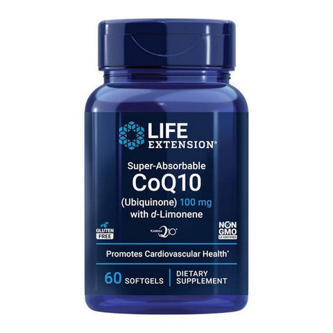 Life Extension, Coq10 Ubiquinone With D-Limonene, 100 Mg, 60 Softgels Life Extension