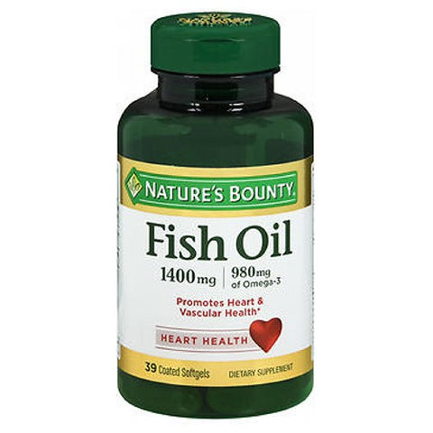 Nature's Bounty, Omega-3 Fish Oil, 1400 Mg, 24 X 39 Softgels Nature's Bounty