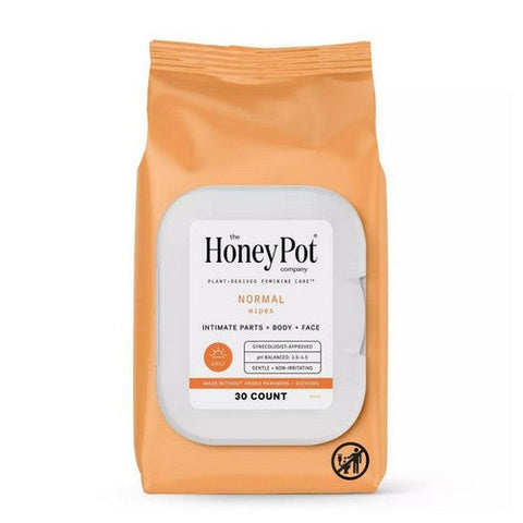 The Honey Pot, Normal Feminine Wipes, 30 Count The Honey Pot