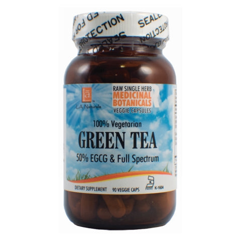 L. A .Naturals, Green Tea Raw Herb, 90 Veg Caps L. A .Naturals
