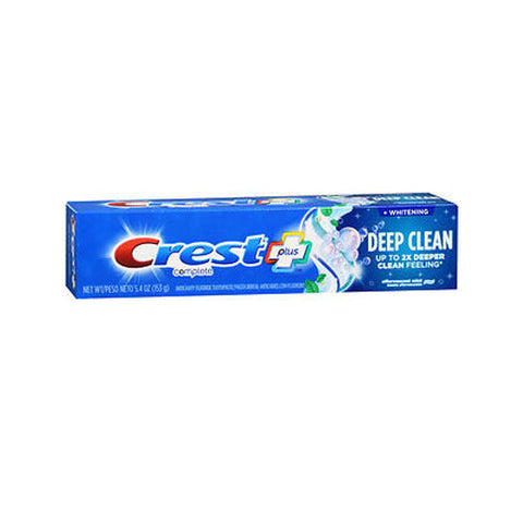 Crest, Plus Deep Clean Anticavity Fluoride Toothpaste Effervescent Mint, 5.4 Oz Crest