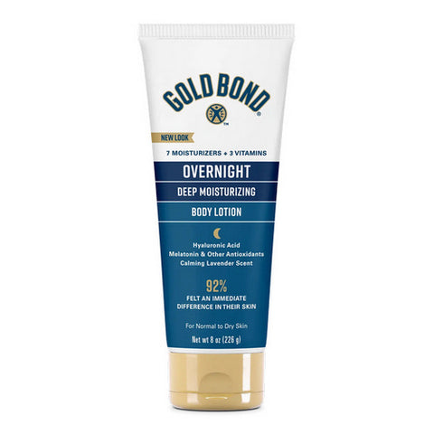 Overnight Deep Moisturizing Body Lotion Lavender 8 Oz by Gold Bond