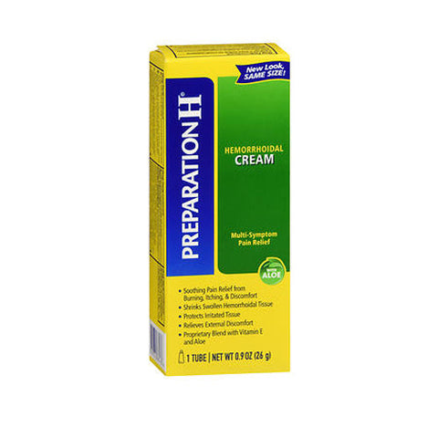 Preparation H, Hemorrhoidal Cream With Aloe, 0.9 Oz Preparation H