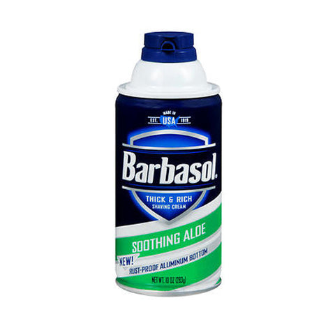 Barbasol, Thick & Rich Shaving Cream Soothing Aloe, 7 Oz Barbasol
