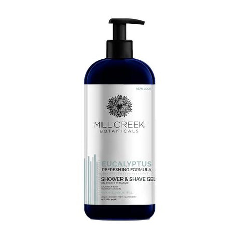 Mill Creek Botanicals, Shower & Shave Gel, Eucalyptus 14 Oz Mill Creek Botanicals
