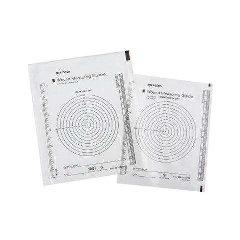 McKesson, Wound Measuring Guide McKesson 5 X 7 Inch Clear Plastic NonSterile, Case Of 60 McKesson