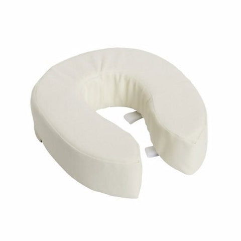 Mabis Healthcare, Toilet Seat Cushion DMI  4 Inch Height White Without Stated Weight Capacity, 1 Each Mabis Healthcare