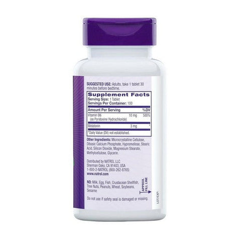 Natrol, Melatonin Time Release, 3 Mg, 100 Tabs