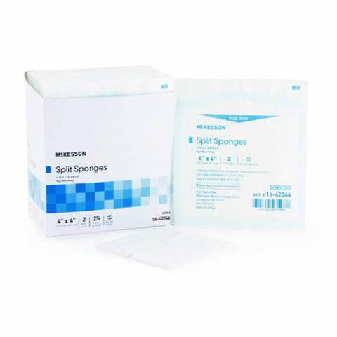 McKesson, I.V. / Drain Split Dressing, Box Of 25 McKesson