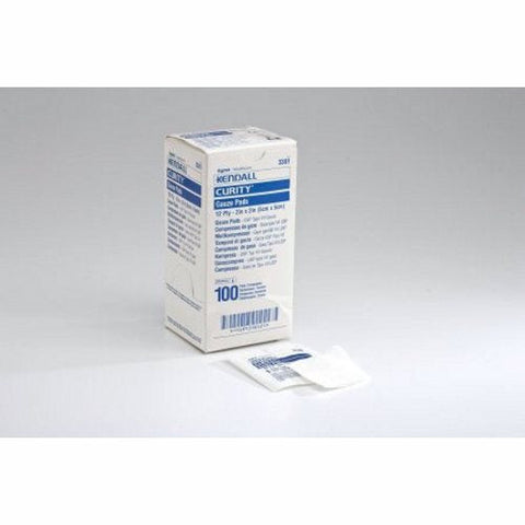 Cardinal, Gauze Sponge Curity Gauze 12-Ply 2 X 2 Inch Square Sterile, Count of 1