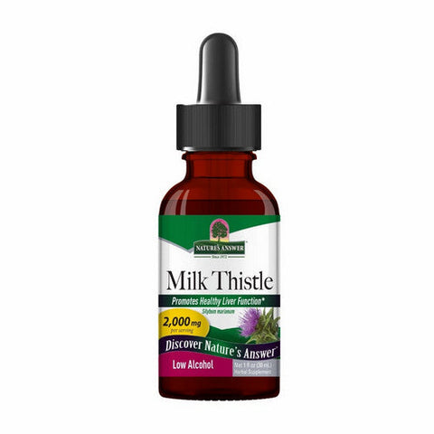 Nature's Answer, Milk Thistle, ORGANIC LOW ALCOHOL , 1 OZ Nature's Answer