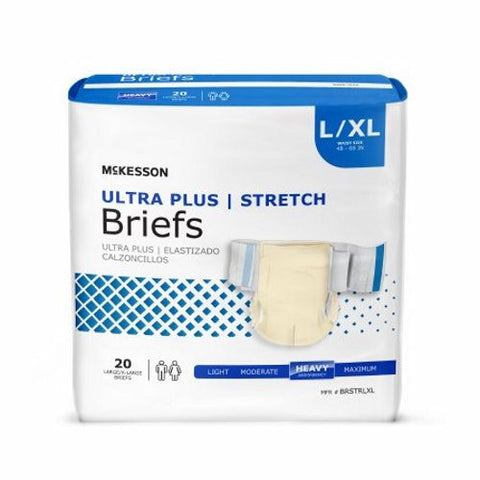Unisex Adult Incontinence Brief Count of 4 by McKesson