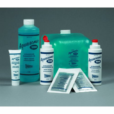Parker Labs, Ultrasound Gel Aquasonic  100 Transmission 1 Liter Squeeze Bottle, 1 Liter, Box Of 6 Parker Labs