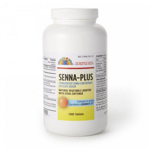 Gericare, Stool Softener Senna  Plus Tablet 1,000 per Bottle 50 mg - 8.6 mg Strength Docusate Sodium / Sennosi, Count of 1 Gericare