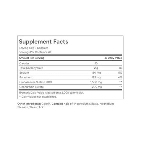 21st Century, Glucosamine Chondriotin, 500 mg/400 mg, 210 Caps 21st Century