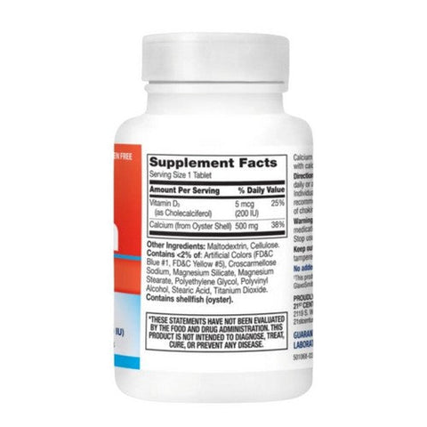 21st Century, Calcium Plus Vitamin D3, 500mg, 90 Tabs 21st Century