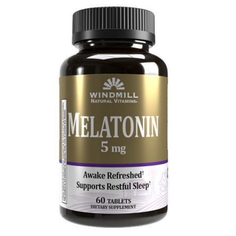 Windmill, Melatonin, 5 Mg, 60 Tabs Windmill