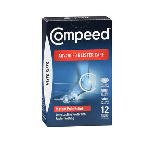 Compeed, Advanced Blister Care Gel Cushions Mixed Sizes, 12 Each Compeed