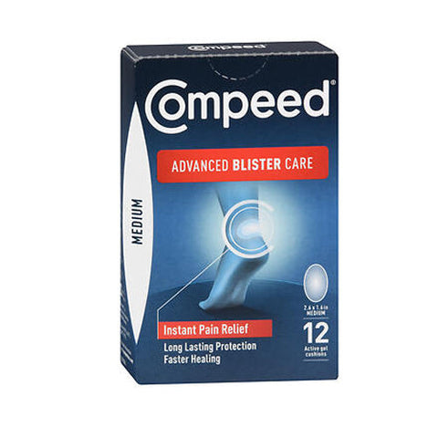 Compeed, Advanced Blister Care Gel Cushions Medium, 12 Each Compeed