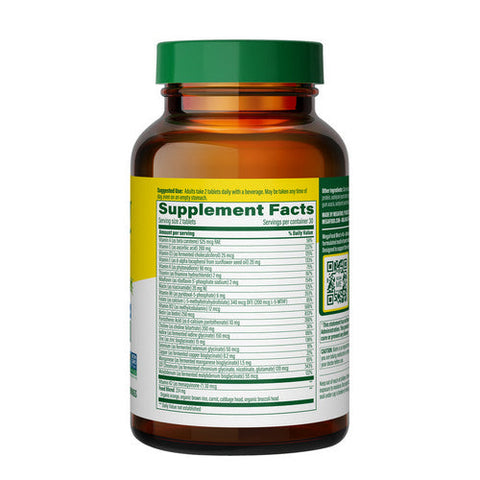 MegaFood, Men's 40+ Advanced Multivitamin, 60 Tabs MegaFood