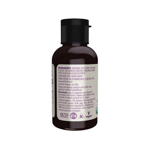 Now Foods, Organic Monk Fruit Caramel Liquid, 1.8 Oz Now Foods