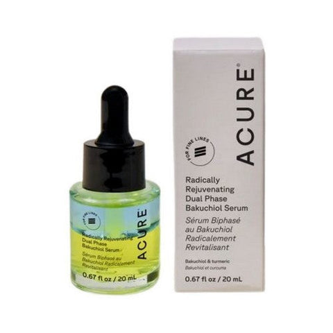 Acure, Radically Rejuvenating Dual Phase Bakuchiol Serum, 0.67 Oz Acure