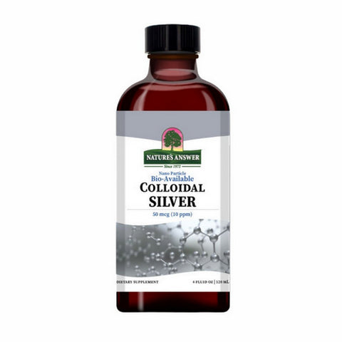 Nature's Answer, Colloidal Silver, 50 Mcg, 4 Oz Nature's Answer