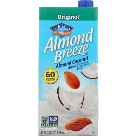 Blue Diamond, Bev Almnd Ccnut Blnd Orgnl, Case of 12 X 32 Oz Blue Diamond