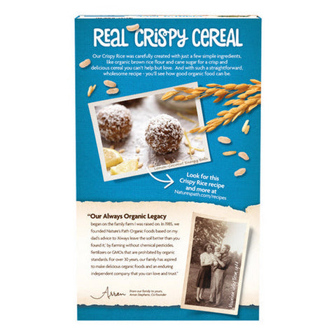 Natures Path, Organic Crispy Rice Cereal, 10 Oz(Case Of 12) Natures Path