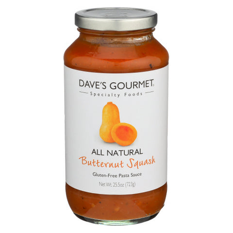 Buttern Ut Squash Pasta Sauce Case of 6 X 25.5 Oz by Daves Gourmet