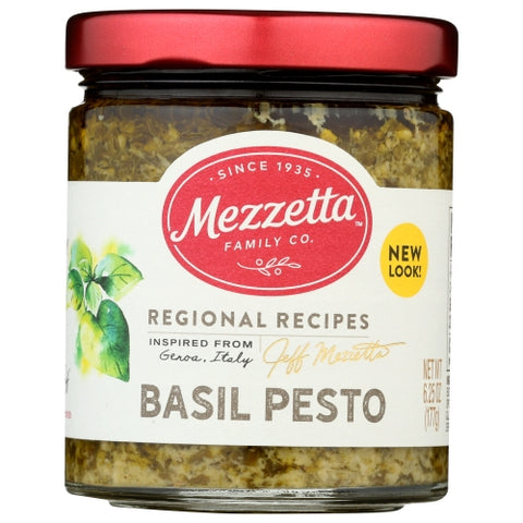Sauce Pesto Basil Ital Hm Case of 6 X 6.25 Oz by Mezzetta