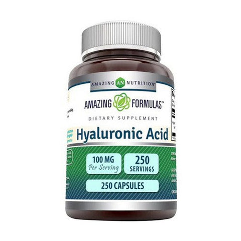 Amazing Nutrition, Amazing Formulas Hyaluronic Acid, 100 mg, 250 Caps Amazing Nutrition