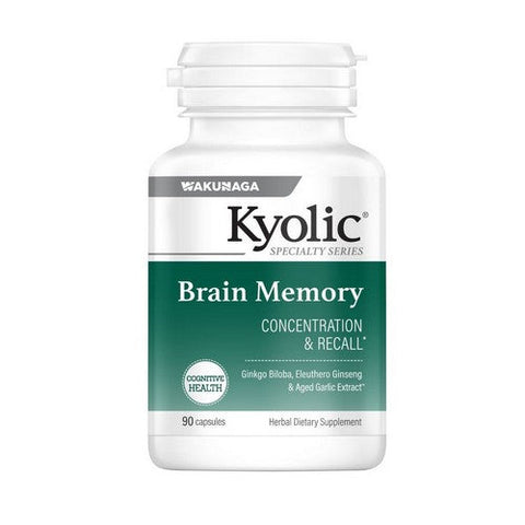 Kyolic, Brain Memory Concentration And Recall, 90 Caps Kyolic