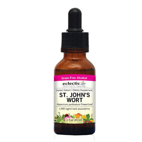 Eclectic Herb, St. John' s Wort, 1 Oz with Alcohol Eclectic Herb