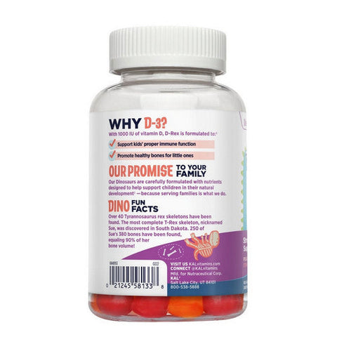 Kal, Vitamin D-Rex, 60 Count Kal