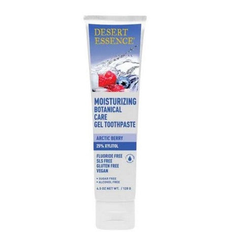 Desert Essence, Moisturizing Botanical Care Gel Toothpaste Arctic Berry, 4.5 Oz Desert Essence