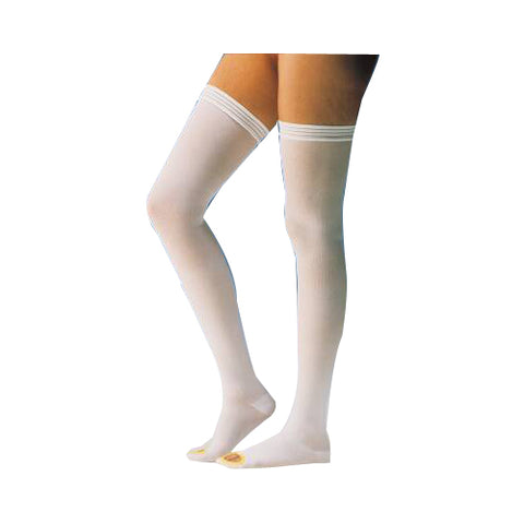 Anti-embolism Stocking Thigh High Large / Regular White 111459 1 Pair by Bsn-Jobst